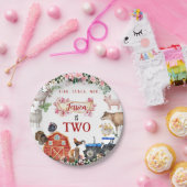 Einladung zum Geburtstag von landwirtschaftlichen  Pappteller (Party)