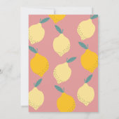 Einladung zum Geburtstag von Lemon (Rückseite)