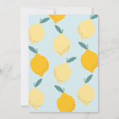 Einladung zum Geburtstag von Lemon (Rückseite)