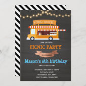 Einladung zum Geburtstag von Lkw (Vorne/Hinten)