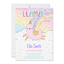 Einladung zum Geburtstag von Llama