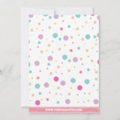 Einladung zum Geburtstag von Macaroon (Rückseite)