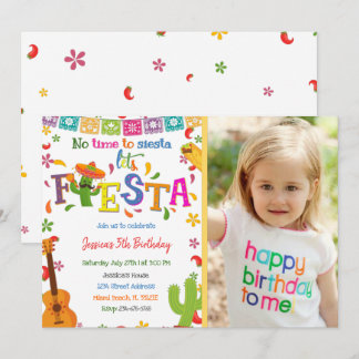 Einladung zum Geburtstag von mexikanischer Fiesta