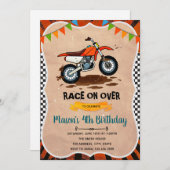 Einladung zum Geburtstag von Motorrädern (Vorne/Hinten)