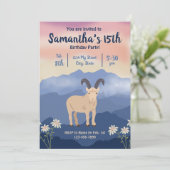 Einladung zum Geburtstag von Mountain (Stehend Vorderseite)