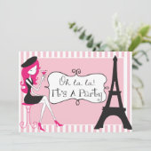 Einladung zum Geburtstag von Paris (Stehend Vorderseite)