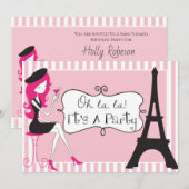 Einladung zum Geburtstag von Paris (Vorne/Hinten)