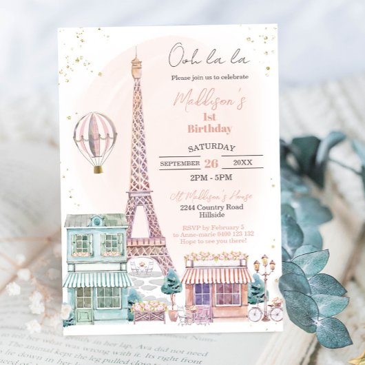 Einladung zum Geburtstag von Paris