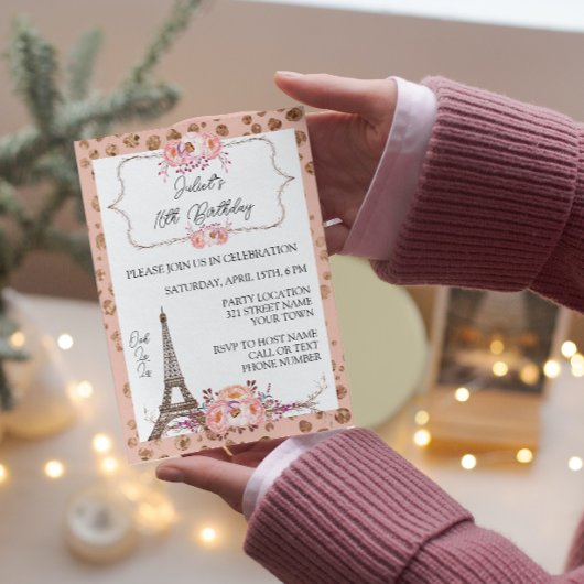 Einladung zum Geburtstag von Paris