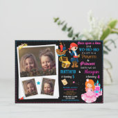 Einladung zum Geburtstag von Princess und Pirate Z (Stehend Vorderseite)