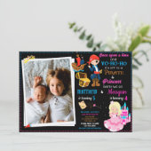 Einladung zum Geburtstag von Princess und Pirate Z (Stehend Vorderseite)