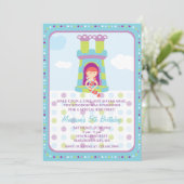 Einladung zum Geburtstag von Rapunzel (Stehend Vorderseite)