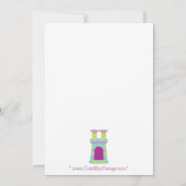 Einladung zum Geburtstag von Rapunzel (Rückseite)