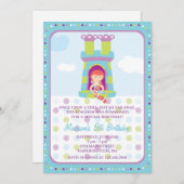 Einladung zum Geburtstag von Rapunzel (Vorne/Hinten)