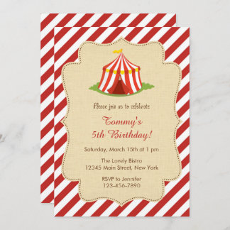 Einladung zum Geburtstag von Red Circus