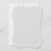 Einladung zum Geburtstag von Rosa und Weiße Blüte (Rückseite)