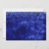 Einladung zum Geburtstag von Royal Blue und Yellow (Rückseite)