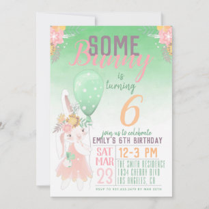 Einladung zum Geburtstag von Some Bunny