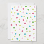 Einladung zum Geburtstag von Vögeln (Rückseite)