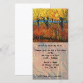 Einladung zum Geburtstag.Willows an Sunset von van (Vorne/Hinten)