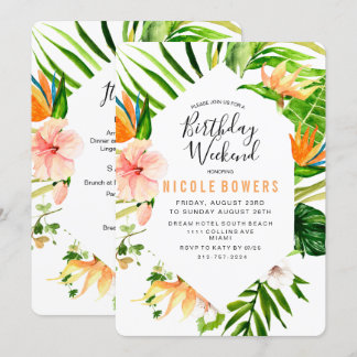 Einladung zum Geburtstag Wochenende