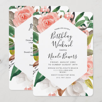 Einladung zum Geburtstag Wochenende