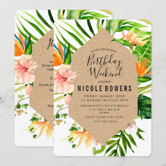 Einladung zum Geburtstag Wochenende