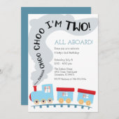 Einladung zum Geburtstag, Zug 2. Geburtstag (Vorne/Hinten)