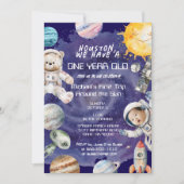 Einladung zum Geburtstagsaufenthalt des Astronaute (Vorderseite)