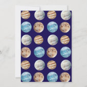 Einladung zum Geburtstagsaufenthalt des Astronaute (Rückseite)