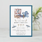 Einladung zum Geburtstagsfeier des Viking Themed (Stehend Vorderseite)