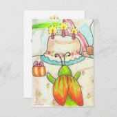 Einladung zum Geburtstagskäfer (Vorne/Hinten)