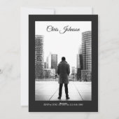 Einladung zum Geburtstagsmagazin | Moderne Einladu (Rückseite)