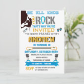 Einladung zum Geburtstagsparty "Personal Rock Clim (Stehend Vorderseite)