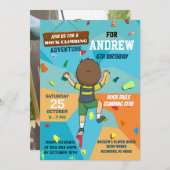 Einladung zum Geburtstagsparty "Personal Rock Clim (Vorne/Hinten)