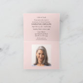 Einladung zum Gedächtnisdienst (Innenseite)