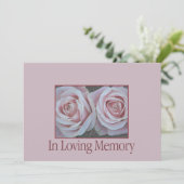 Einladung zum Gedächtnisdienst (Stehend Vorderseite)