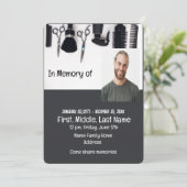 Einladung zum Gedenkdienst (Stehend Vorderseite)