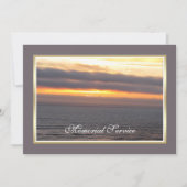 Einladung zum Gedenkdienst (Vorderseite)