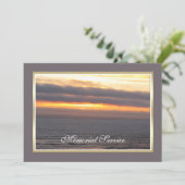 Einladung zum Gedenkdienst (Stehend Vorderseite)