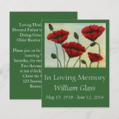 Einladung zum Gedenken (Vorne/Hinten)