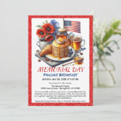 Einladung zum Gedenktag Pancake Breakfast (Stehend Vorderseite)