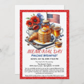 Einladung zum Gedenktag Pancake Breakfast (Vorne/Hinten)