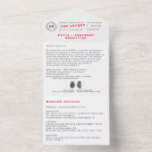 Einladung zum geheimen Agent (Innen Boden)