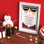 Einladung zum geheimen Briefwechsel<br><div class="desc">Secret Santa Gift Exchange Lieblings-Dinge Dirty Santa Party Einladung</div>