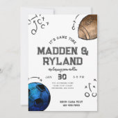 Einladung zum gemeinsamen Sport zum Geburtstag (Vorderseite)