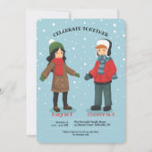 Einladung zum gemeinsamen Wintergeburtstag (Vorderseite)