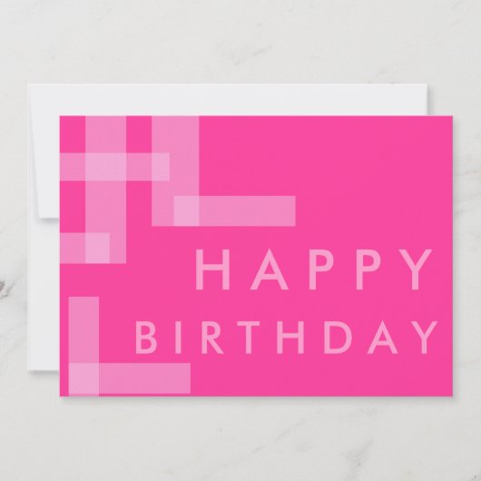 Einladung zum geometrischen Geburtstag (Vorderseite)