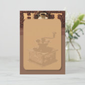Einladung zum gerösteten Kaffee (Stehend Vorderseite)