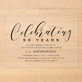 Einladung zum Geschäftsjahrsfest (Vorderseite)